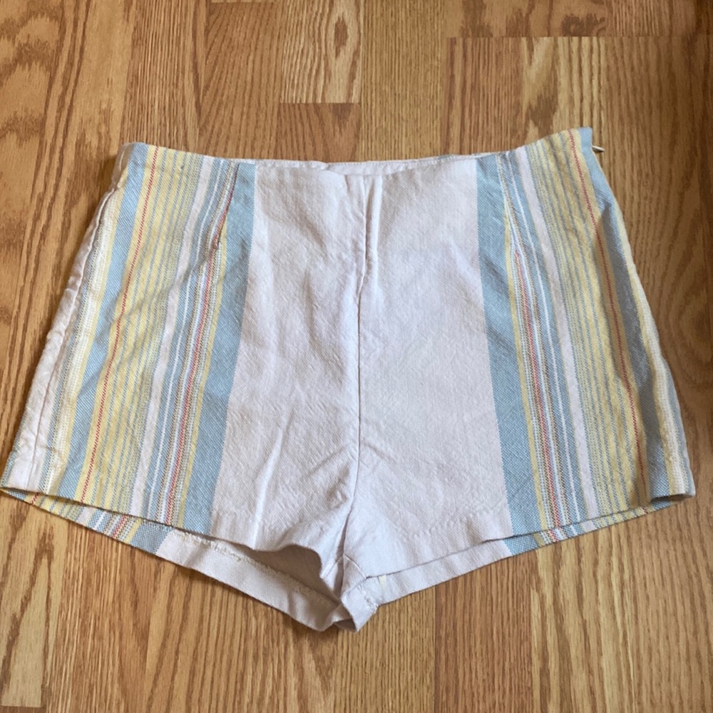 Free People canvas shorts